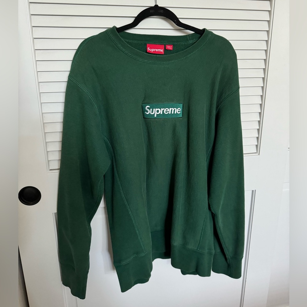 Authentic Supreme Green Hoodie